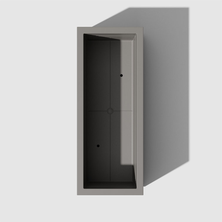 Modern Veradek Long Box 38" Gray Plastic Planter