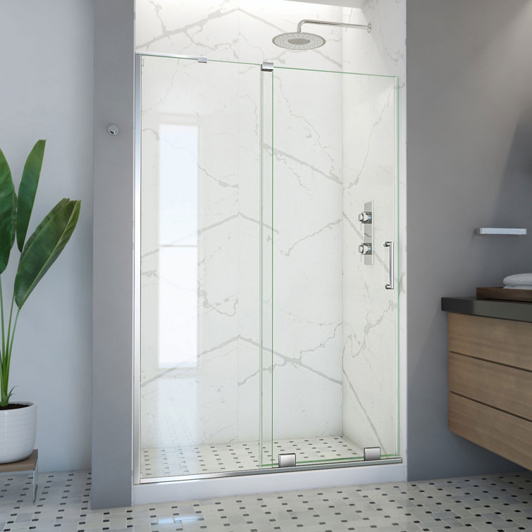 Mirage-X 60" Clear Glass Frameless Sliding Shower Door