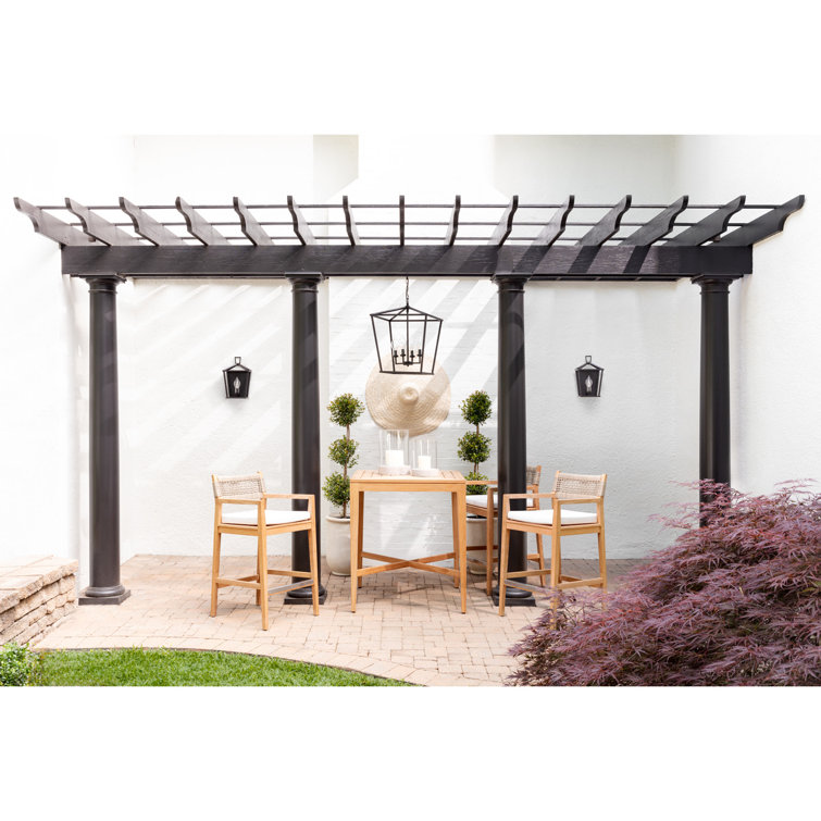 Black Iron Dimmable Outdoor Wall Sconce with Candelabra Bulb