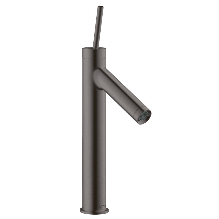 Brushed Black Chrome Single Hole Bathroom Faucet