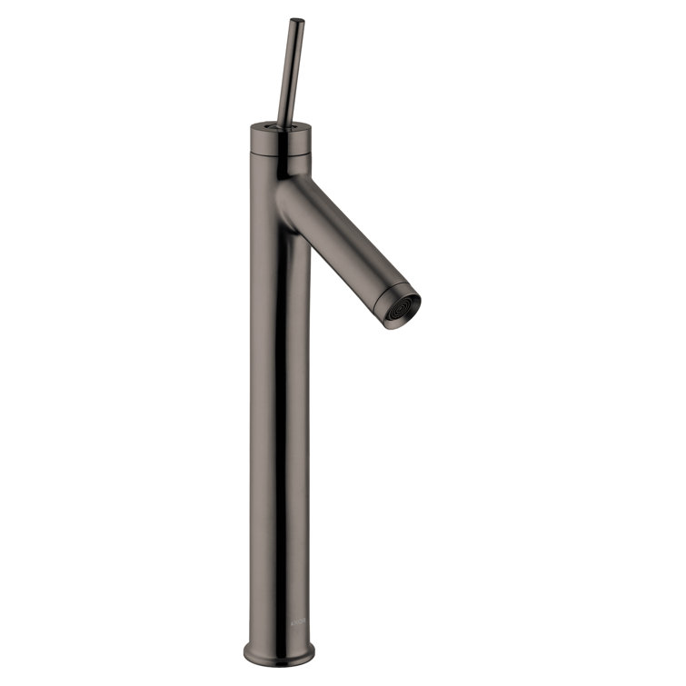 Brushed Black Chrome Single-Hole Bathroom Faucet