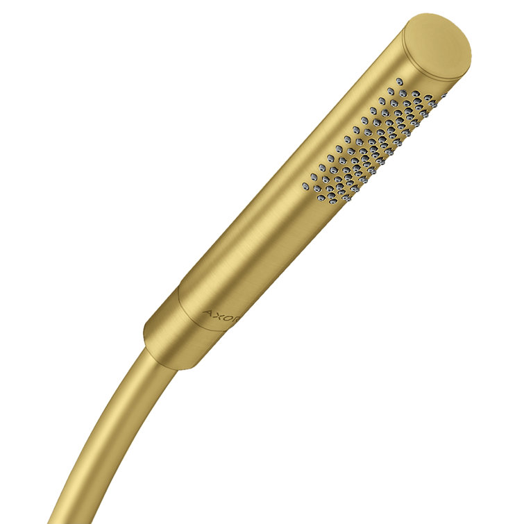 Brushed Gold Optic Modern Handheld Shower Head