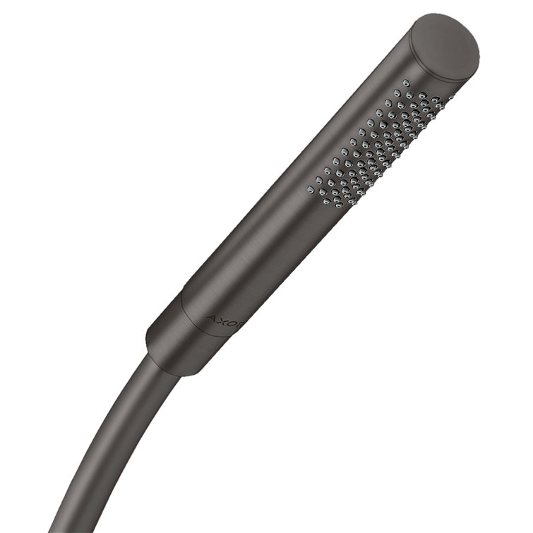 Modern Brushed Black Chrome Handheld Rain Shower Head