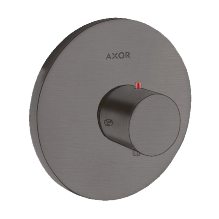 Brushed Black Chrome Thermostatic Shower Valve Trim