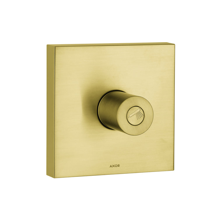 Axor Brushed Gold Optic Volume Control Valve Trim
