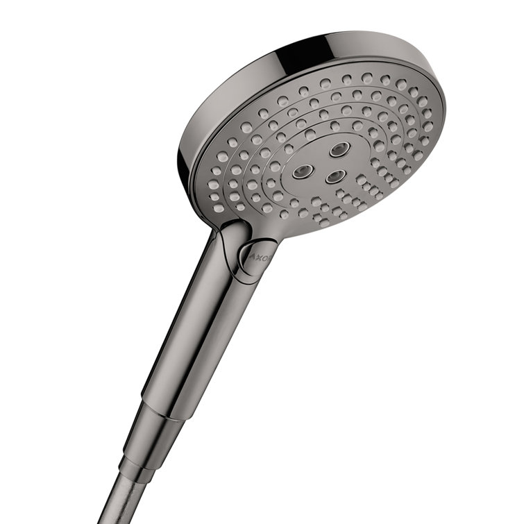 Polished Black Chrome Handheld Multi-Head Shower with Pulse and Rain Modes