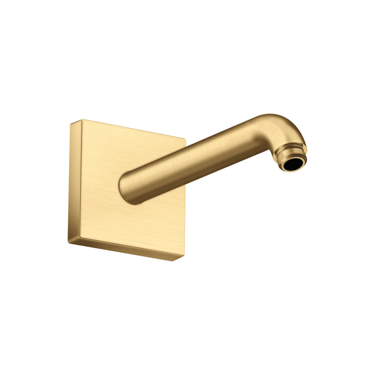 9-Inch Brushed Gold Optic Square Shower Arm