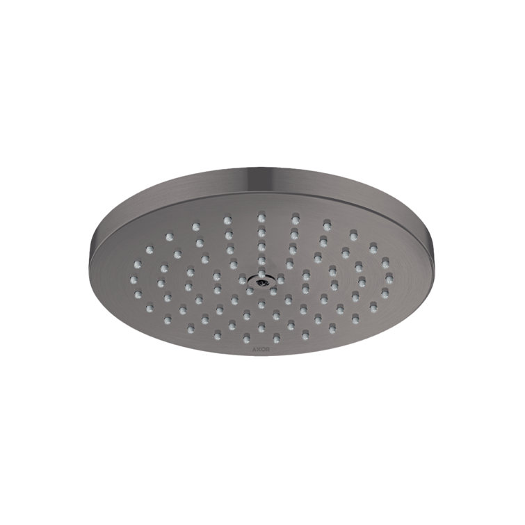 Brushed Black Chrome Wall Mounted Rain Shower Head