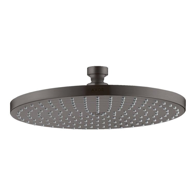 Axor Starck Brushed Black Chrome Rain Showerhead