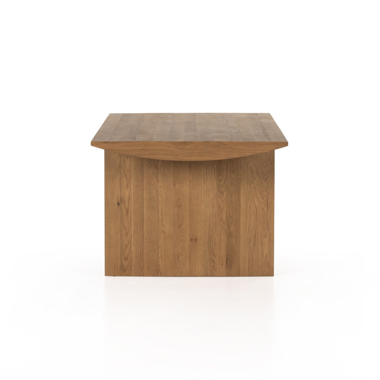 Contemporary Warm Grey-Brown Oak Veneer Rectangular Dining Table