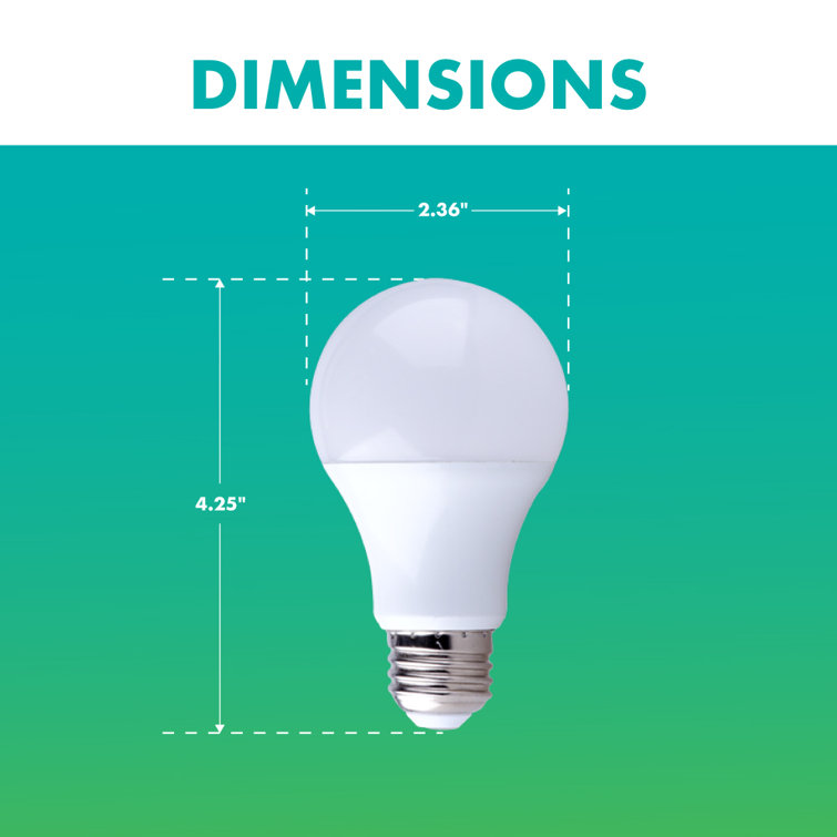60-Watt Equivalent White Dimmable LED Light Bulb, 8-Pack