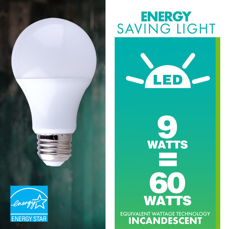 60-Watt Equivalent White Dimmable LED Light Bulb, 8-Pack