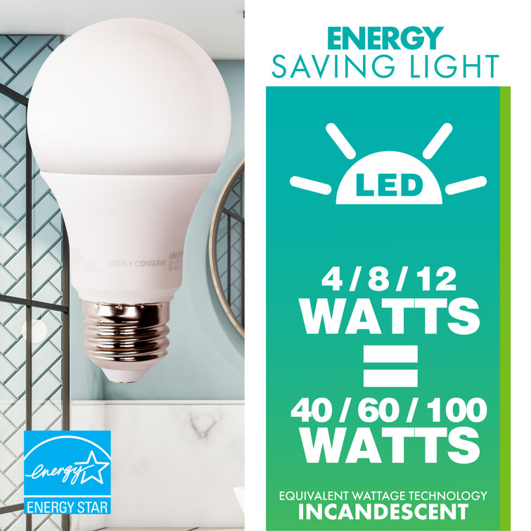 Opaque White 3-Way LED Energy Star Light Bulb