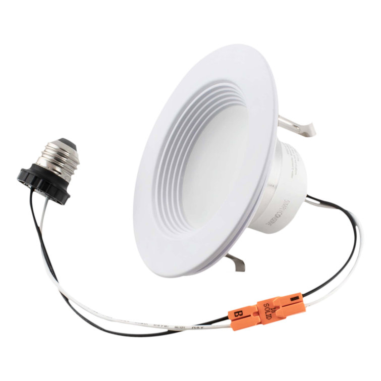 Adjustable White LED Recessed Downlight Retrofit Kit