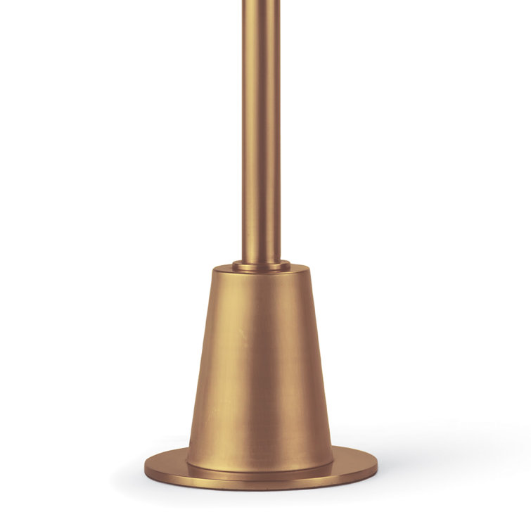 Adjustable Raven Task Lamp in Natural Brass with Sleek Lines