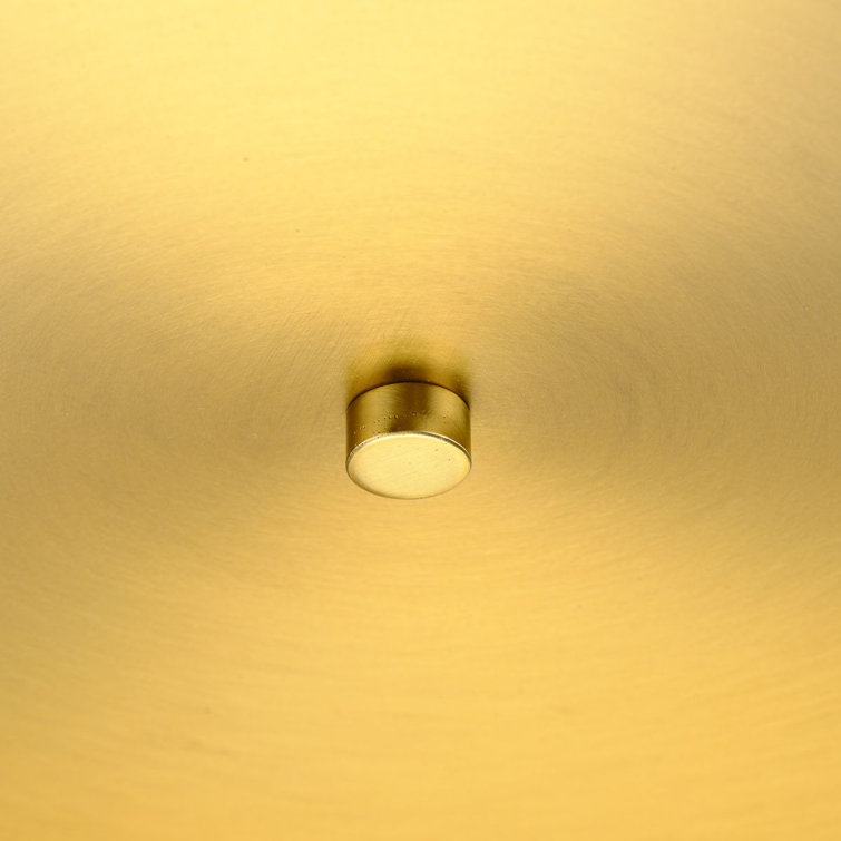 Brushed Bronze Round Pendant Canopy Kit for 3 Pendants