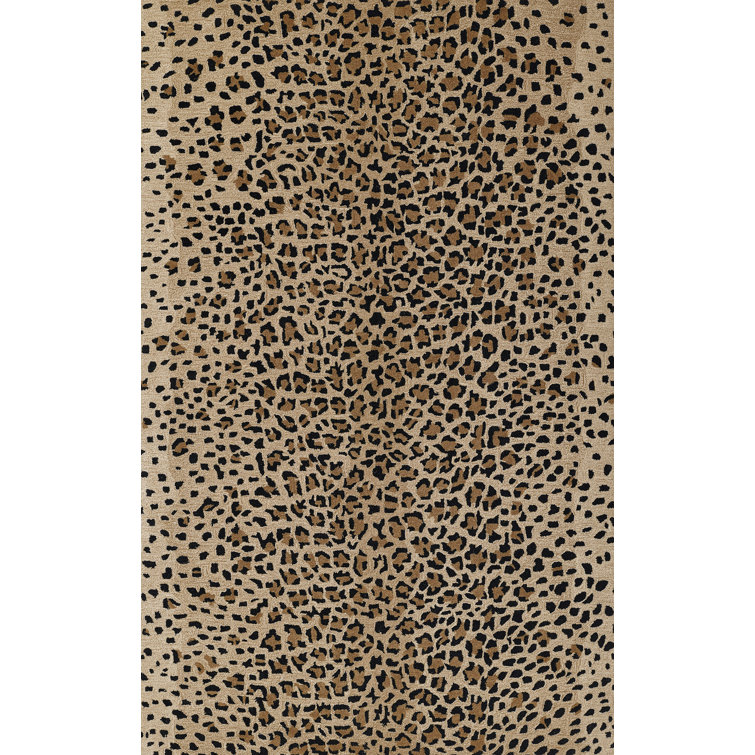 Hand-Tufted Wool Animal Print 9' x 12' Area Rug