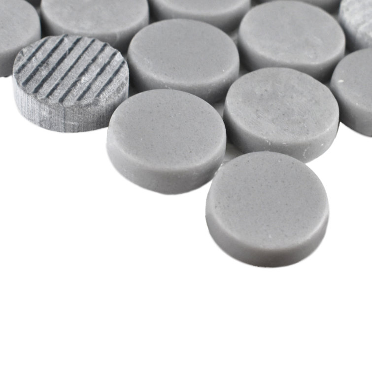 Gray Granite Penny Round Mosaic Tile for Indoor and Outdoor