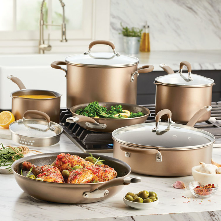 Circulon Premier Professional 10-Piece Bronze Nonstick Cookware Set