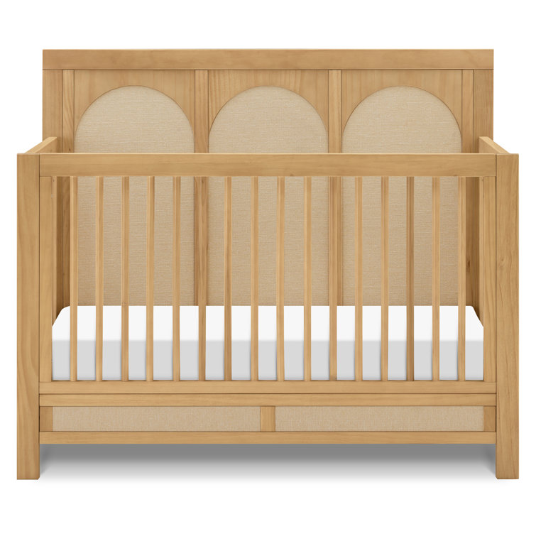 Eloise Honey and Sand Eco-Weave 4-in-1 Convertible Crib