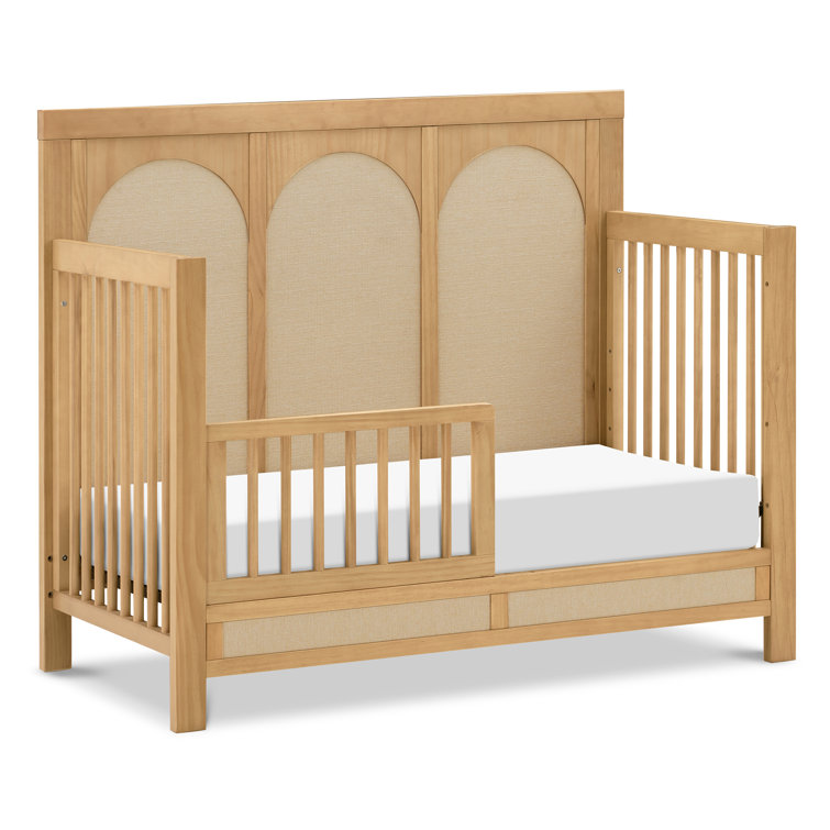 Eloise Honey and Sand Eco-Weave 4-in-1 Convertible Crib