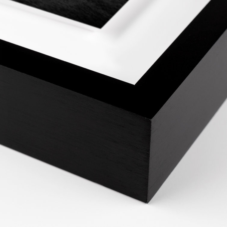 Black and White Landscape Photography in Black Wood Frame