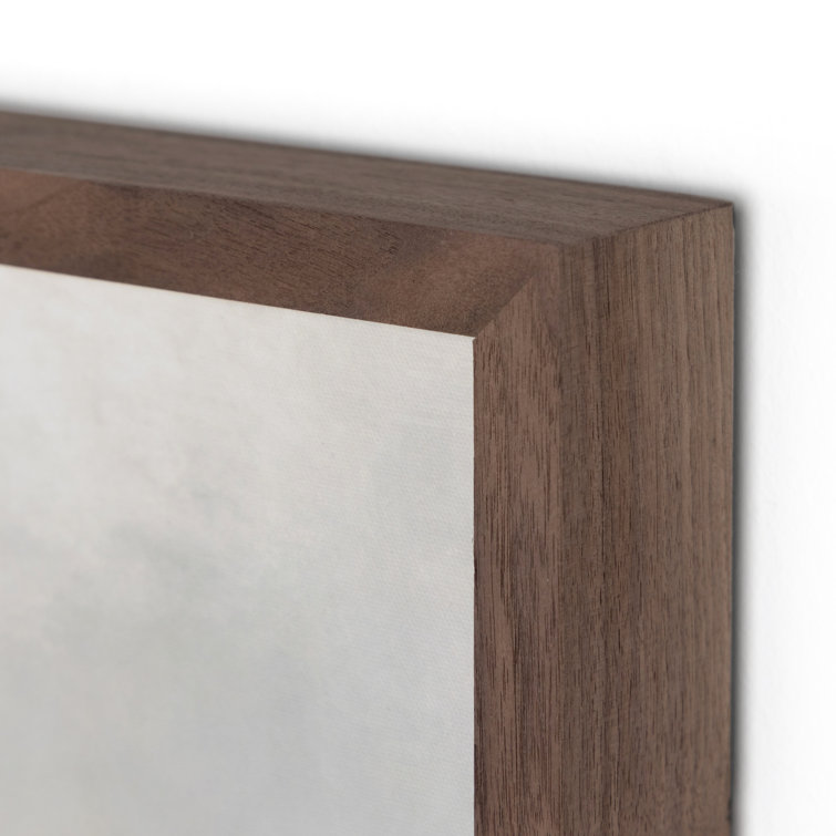 Walnut Framed Landscape Canvas Art by Dan Hobday