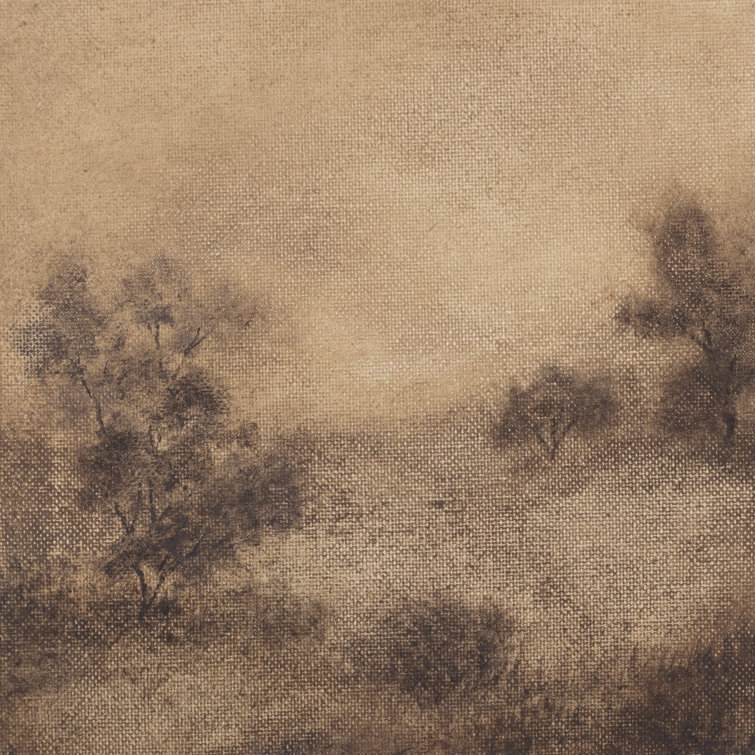 Natural Oak Framed Atmospheric Landscape Wall Art, 40" x 40"
