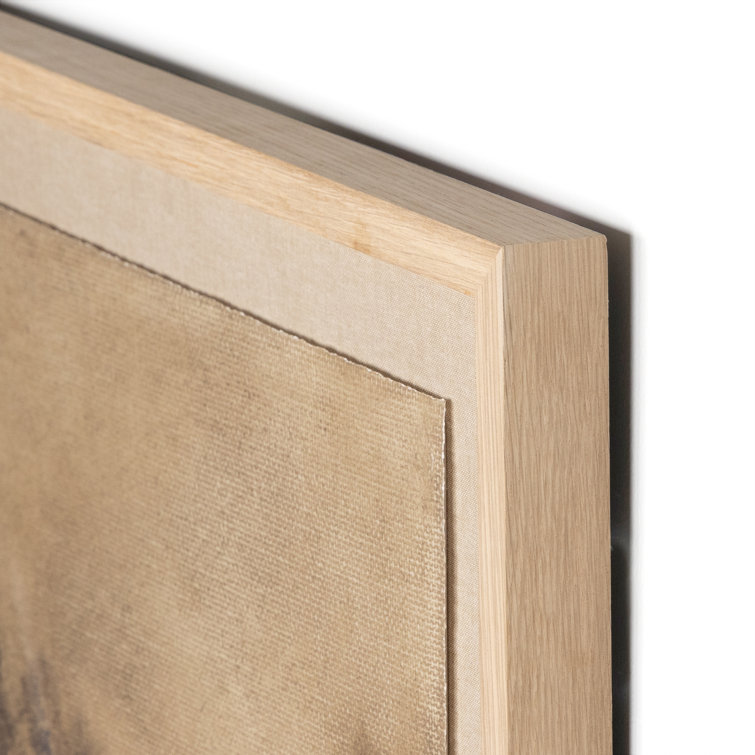 Natural Oak Framed Atmospheric Landscape Wall Art, 40" x 40"