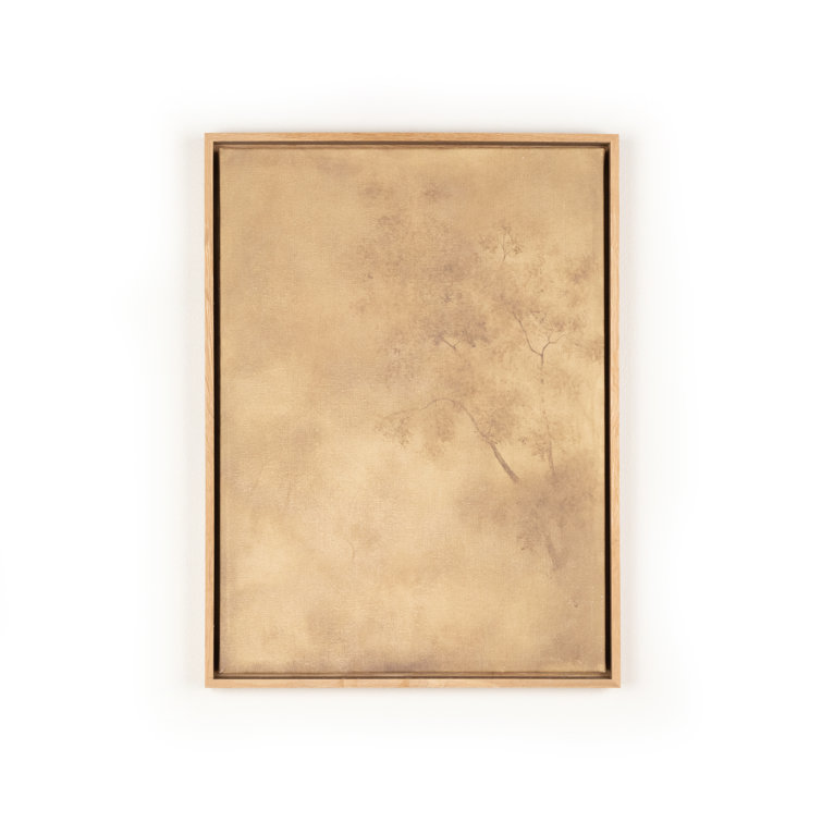 Towering Oak Framed Canvas Art by Aileen Fitzgerald