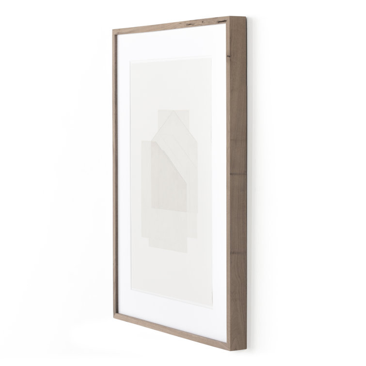 Alyson Fox Abstract Geometric Framed Wall Art 32" x 24"