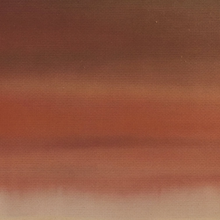 Large Red and Brown Abstract Canvas Landscape Painting