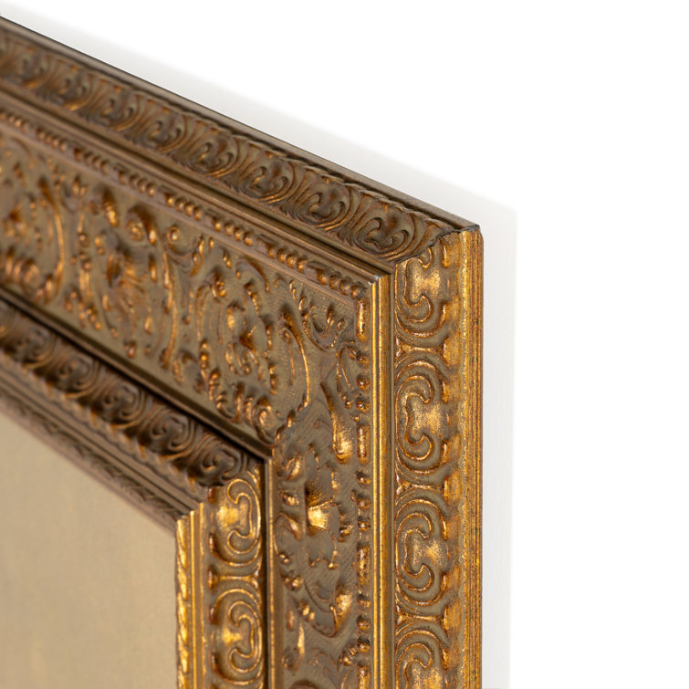 Ambrosia Gold Decorative Gilded Pine Framed Canvas