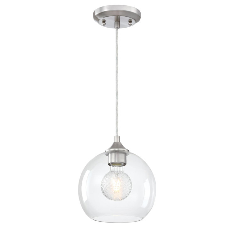 Clear Cut Glass G25 Dimmable Decorative LED Light Bulbs, Pack of 6