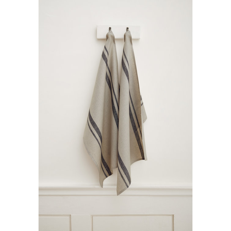 Solino Home Farmhouse - 100% Pure Linen Kitchen Towel (Set of 2)