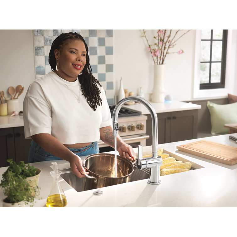 Luxe Chef 32" Stainless Steel Undermount Single Bowl Workstation Sink