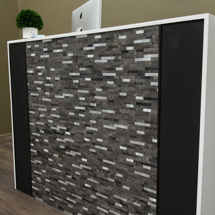 Oyster PVC Peel and Stick Mosaic Tile for Kitchen and Bathroom