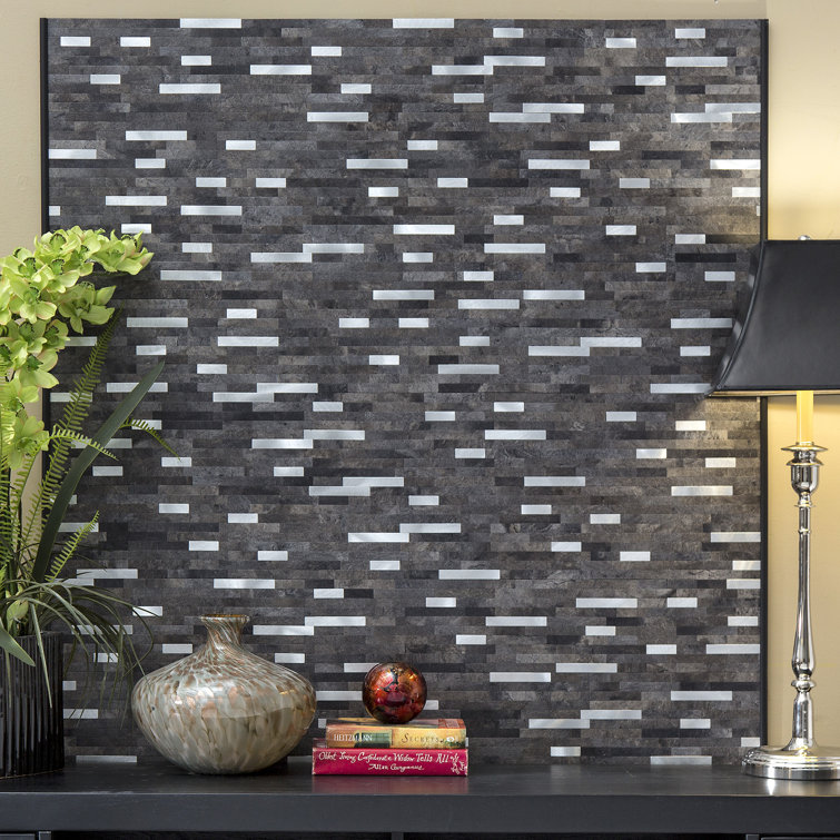 Oyster PVC Peel and Stick Mosaic Tile for Kitchen and Bathroom