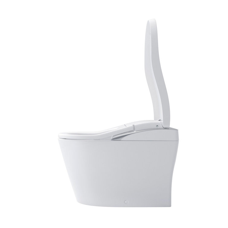 Cotton White High Efficiency Dual Flush Macerating Toilet
