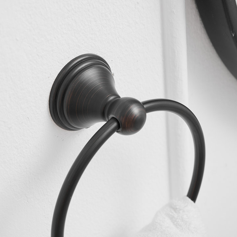 Oil-Rubbed Bronze 5-Piece Bathroom Hardware Set