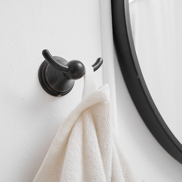 Oil-Rubbed Bronze 5-Piece Bathroom Hardware Set