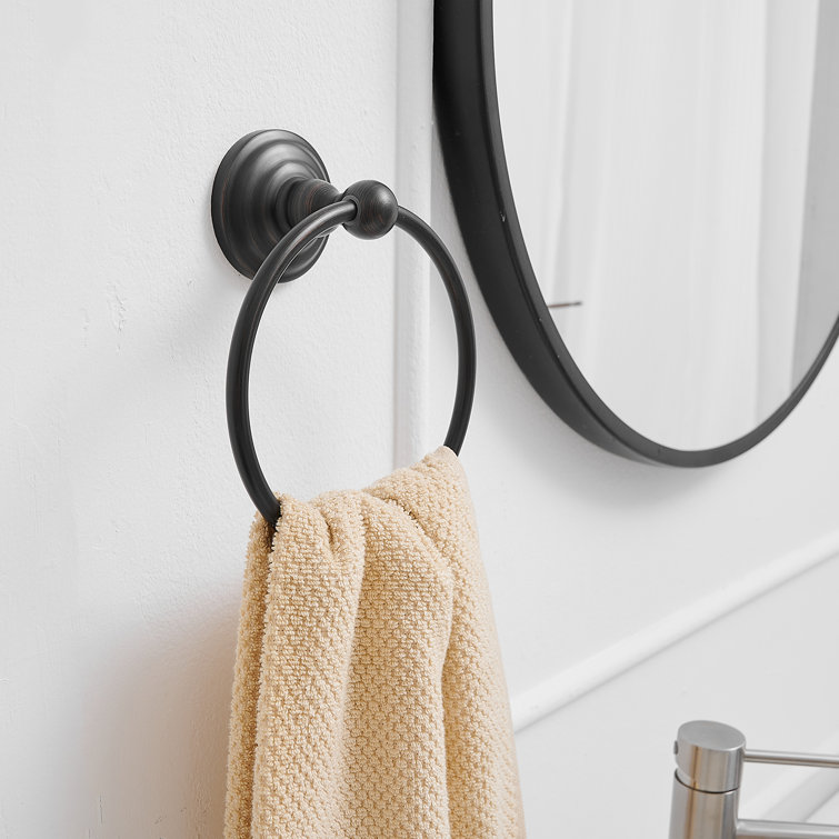Oil Rubbed Bronze 5-Piece Bathroom Hardware Set