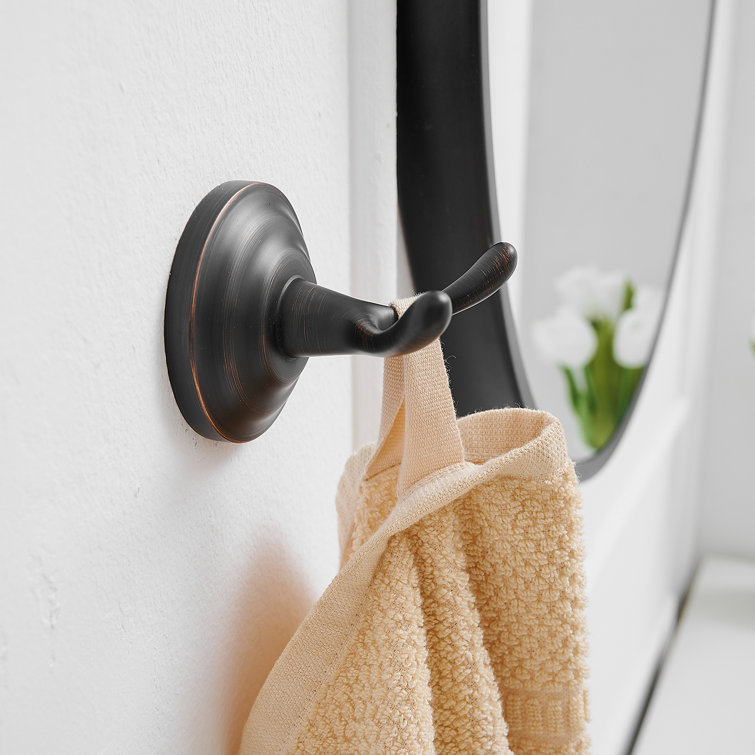 Oil Rubbed Bronze 5-Piece Bathroom Hardware Set