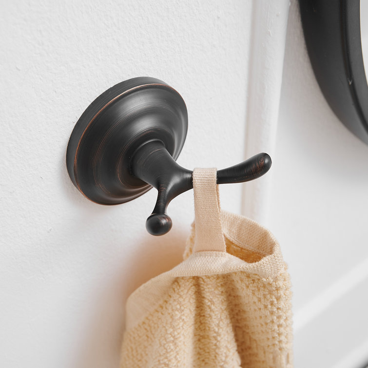 Oil Rubbed Bronze 5-Piece Bathroom Hardware Set