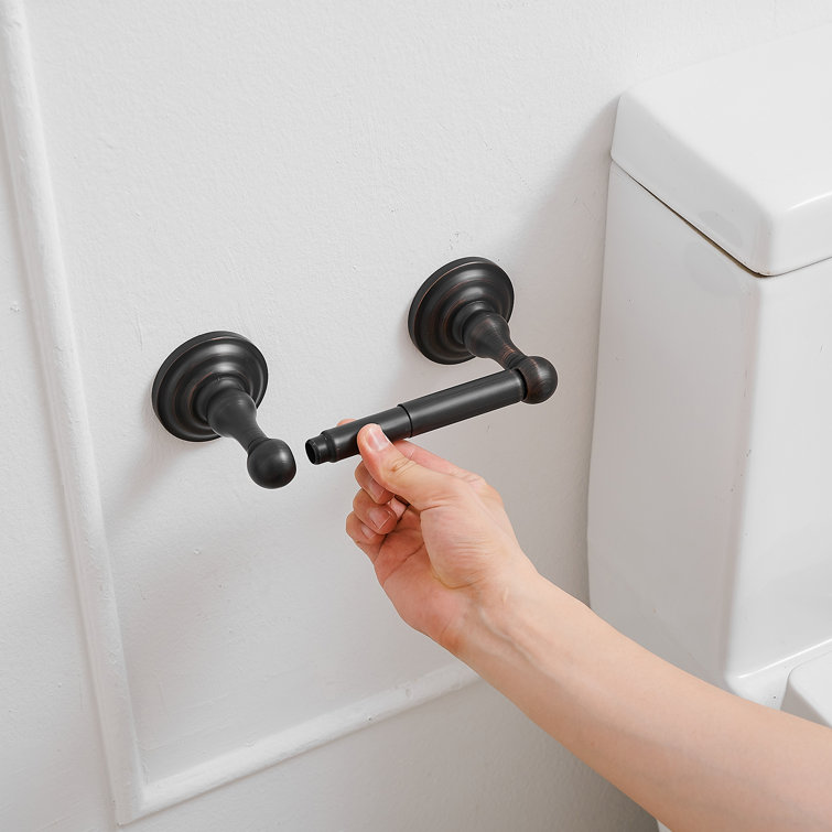 Oil Rubbed Bronze 5-Piece Bathroom Hardware Set