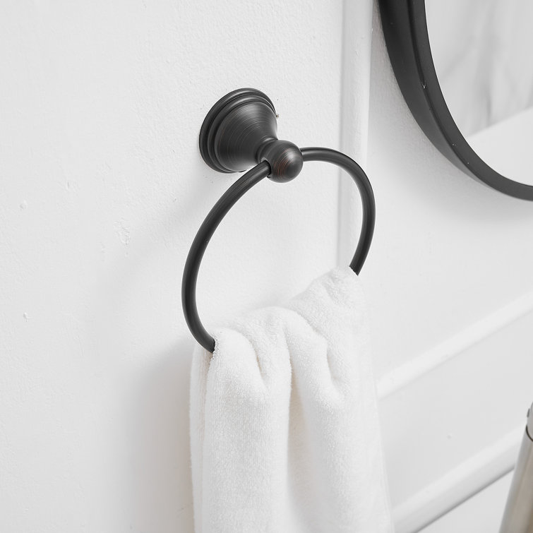 Oil-Rubbed Bronze 5-Piece Bathroom Hardware Set
