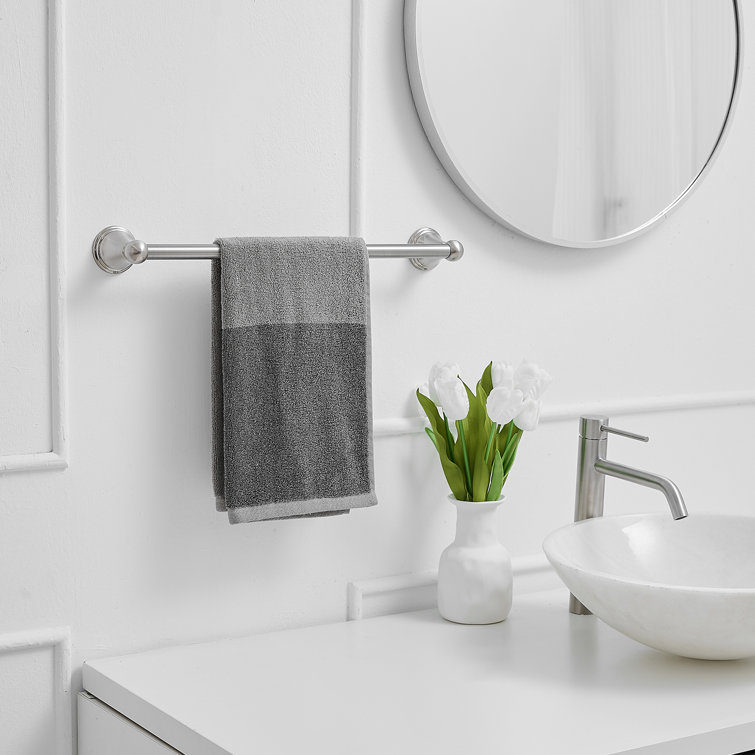 Brushed Nickel 18-Inch Wall Mounted Towel Bar