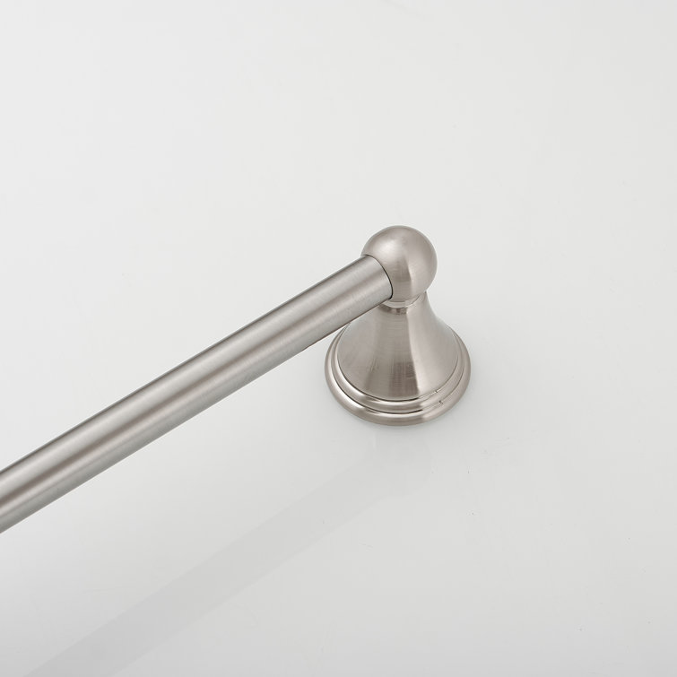 Brushed Nickel 18-Inch Wall Mounted Towel Bar