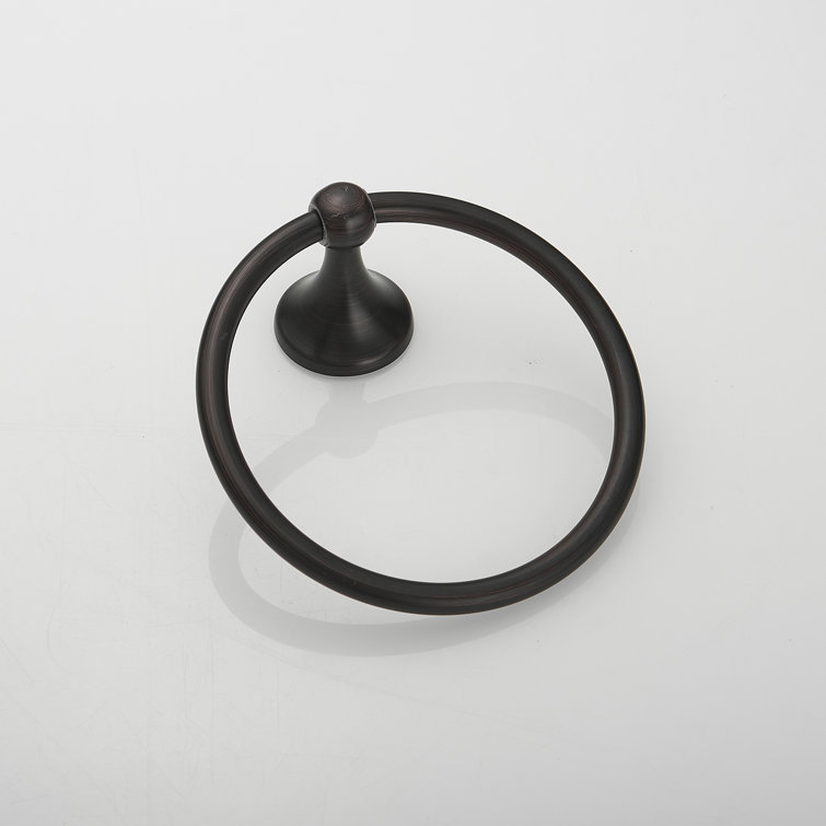 Bronze Circular Wall Mounted Towel Ring