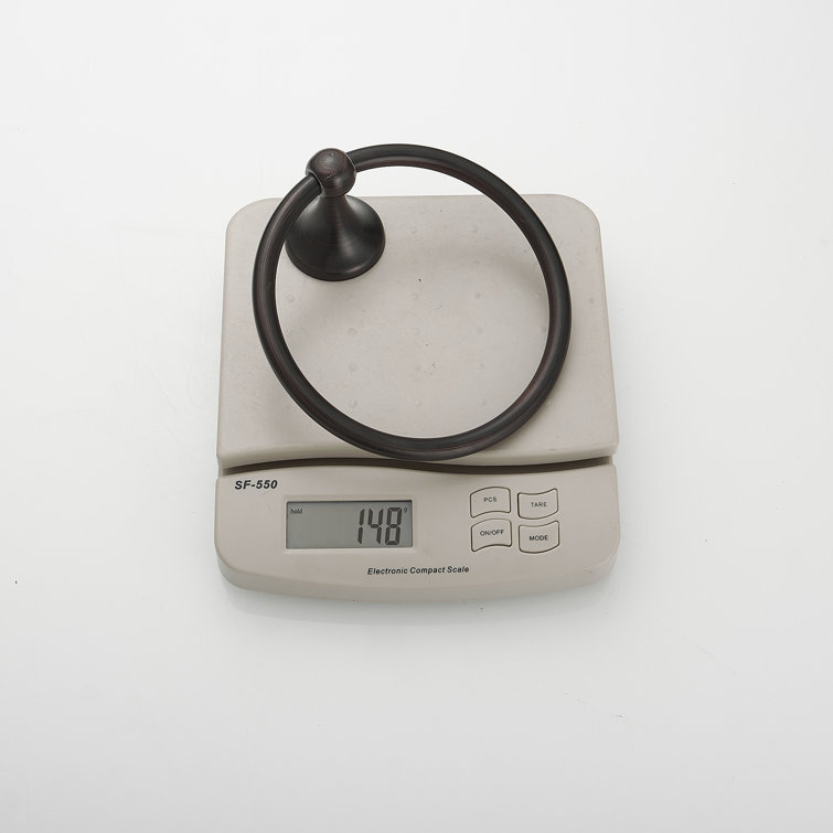 Bronze Circular Wall Mounted Towel Ring